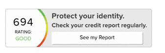 Protect your identity. Check your credit report regularly. See my report.